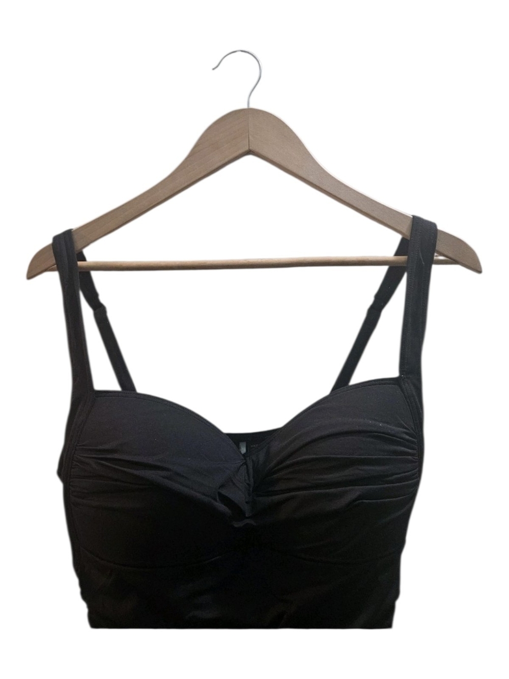 Nip Tuck Classic Black One-Piece Swimsuit Size 12 with Sweetheart Neckline - Picture 5 of 7
